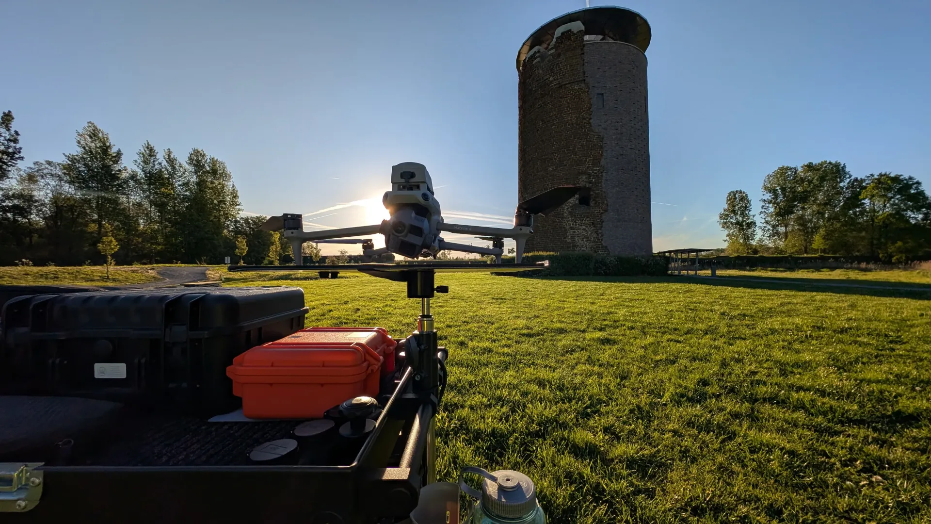DJI Matrice 4E RTK klaar voor takeoff